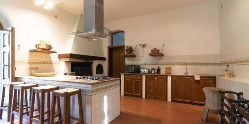 a kitchen to die for, Villa Ortensia