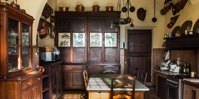 kitchens at Villa Collegale