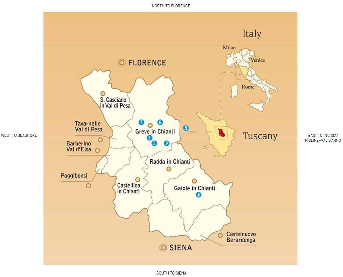 map of StayItalia properties